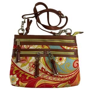 Spartina 449 Multicolor Paisley Shoulder Bag